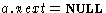 $a.\textit{next} = \textsc{null}$